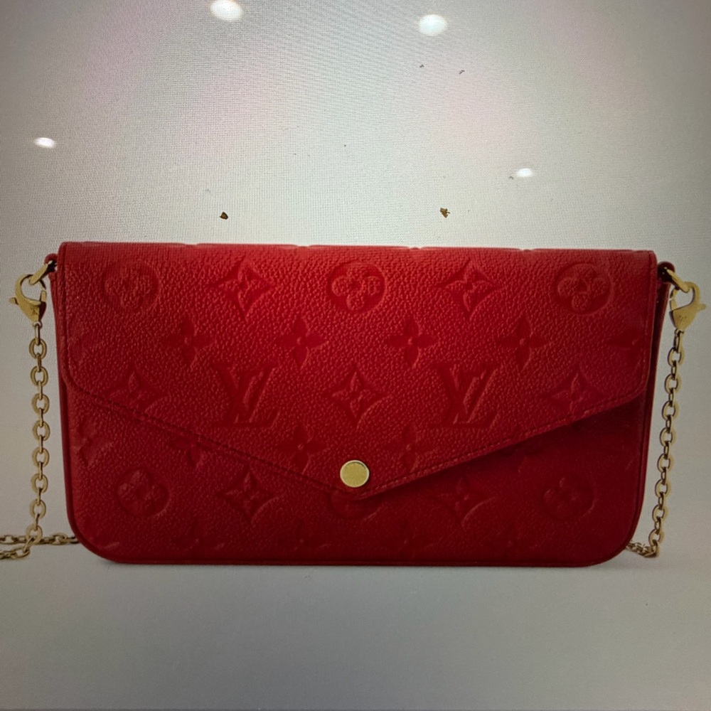 Louis Vuitton Pochette Felicie Scarlet